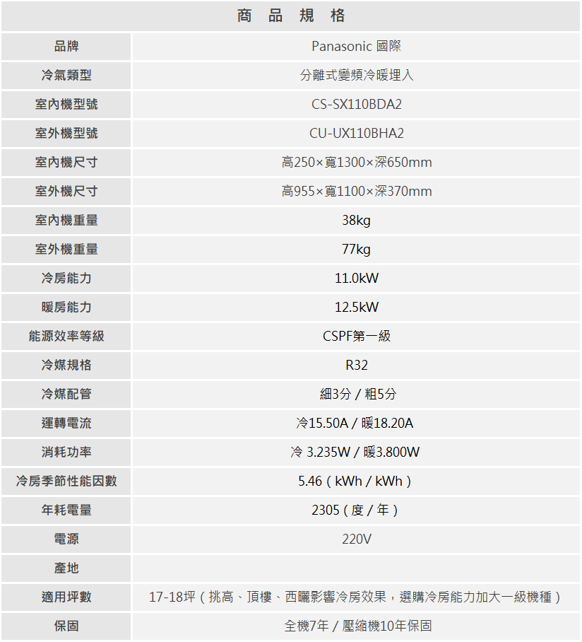 CU UX110BHA2 4