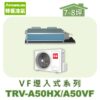 【TORUS特菱】 VF系列變頻冷暖埋入TRV-A50HX/TRV-A50VF