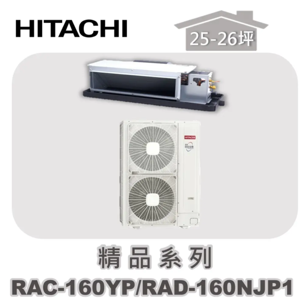【HITACHI日立】精品冷暖隱藏RAC-160YP/RAD-160NJP1