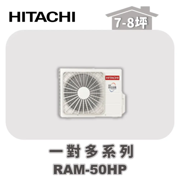 【HITACHI日立】一對多旗艦冷暖室外機RAM-50HP